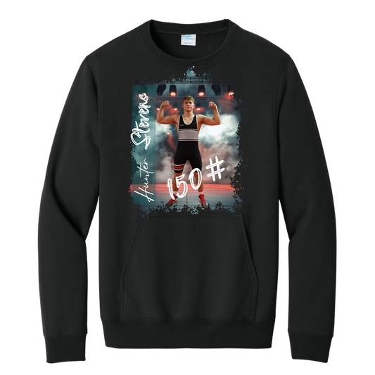 Port & Co™ Core Fleece Crewneck Pocket Sweatshirt