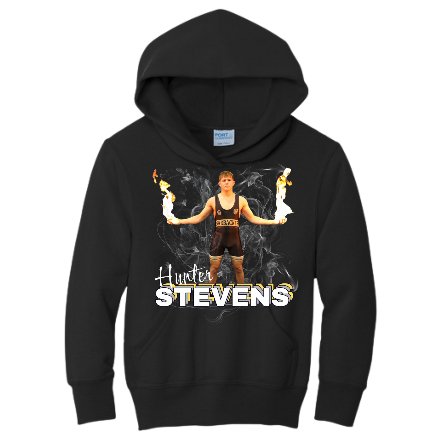 Port & Co™ Youth Core Fleece Pullover Hooded Sweatshirt