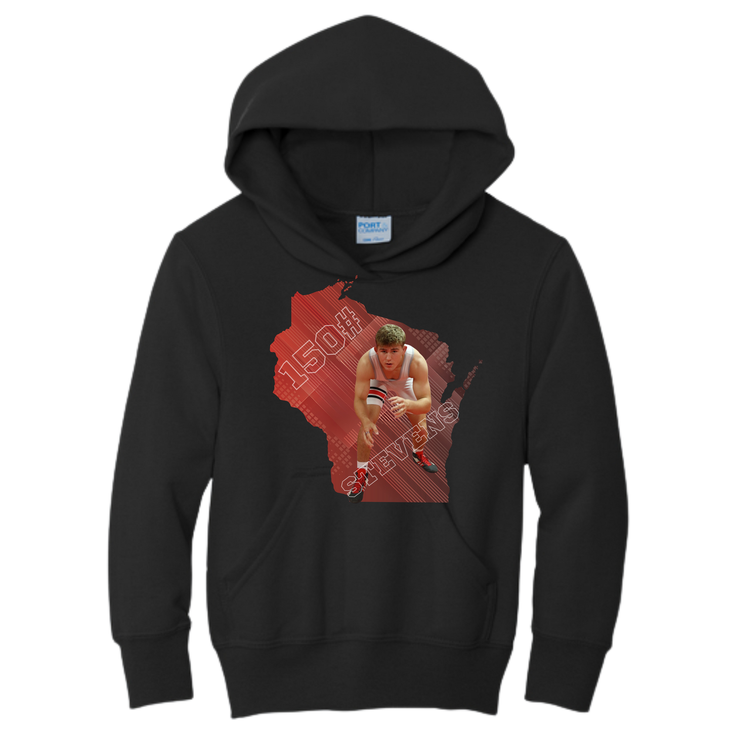 Port & Co™ Youth Core Fleece Pullover Hooded Sweatshirt